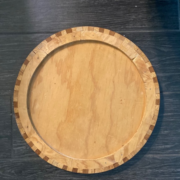 Hand-carved Wood Aztec Calendar Wall Decor - Picture 2 of 2